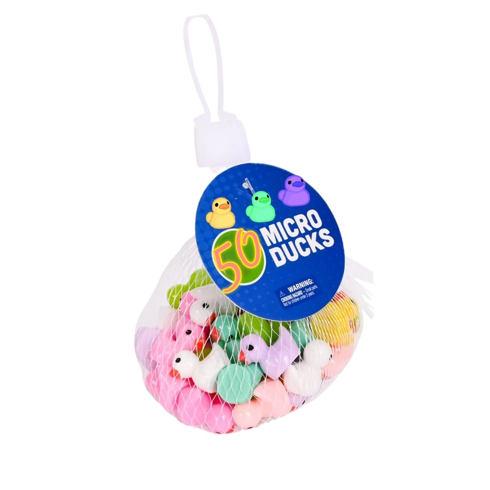 Vibrant Mini Micro Resin Duck Collection (50 ct)